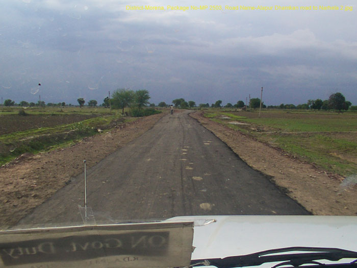District-Morena, Package No-MP 2503, Road Name-Alapur Dhamkan road to Narhela 2
